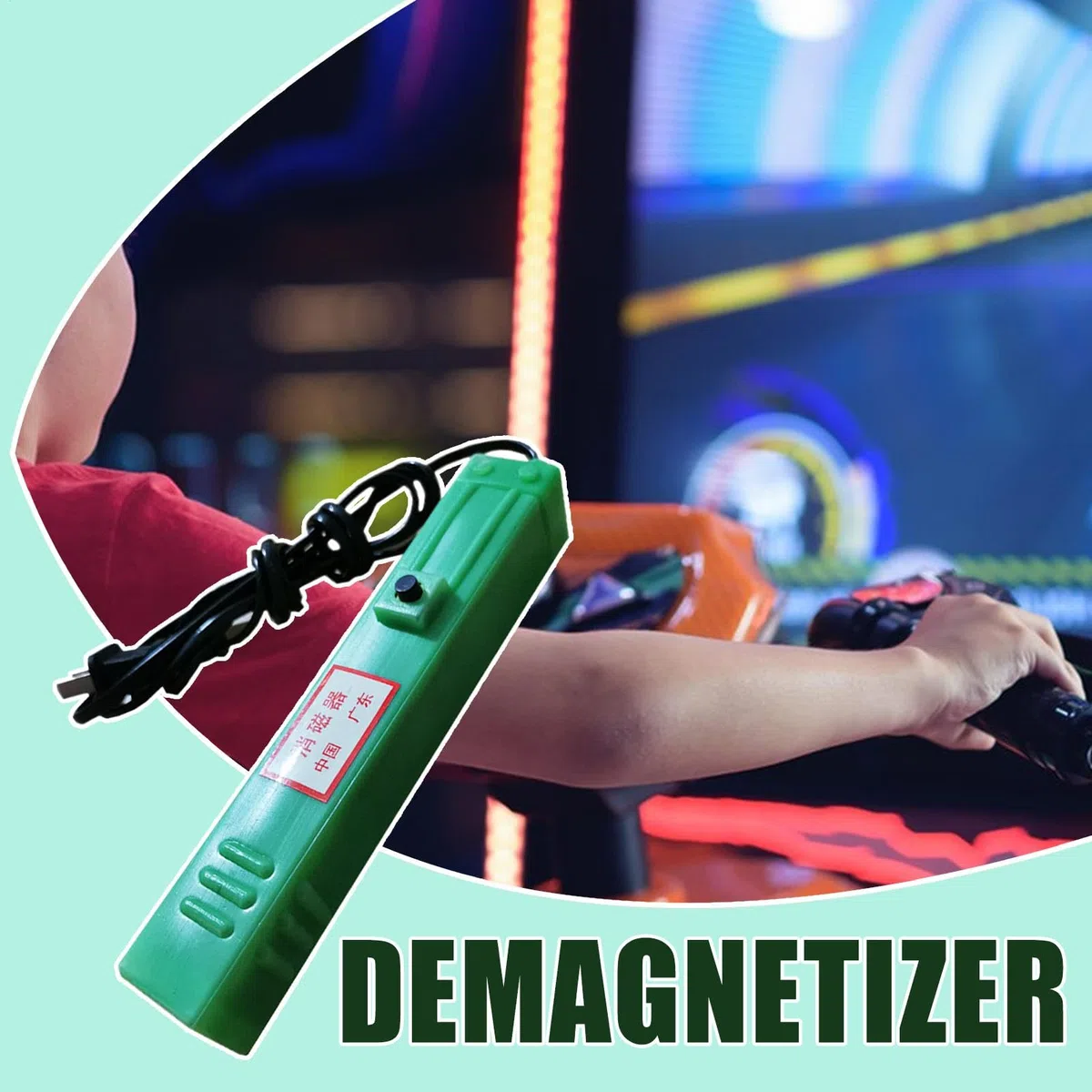 Mira la herramienta Demagnetizer, la herramienta Demagnetizer de monitor | Demagnetizer Head de cinta | Colorful TV Display DeGausser para cinta Claridad de consola de juegos