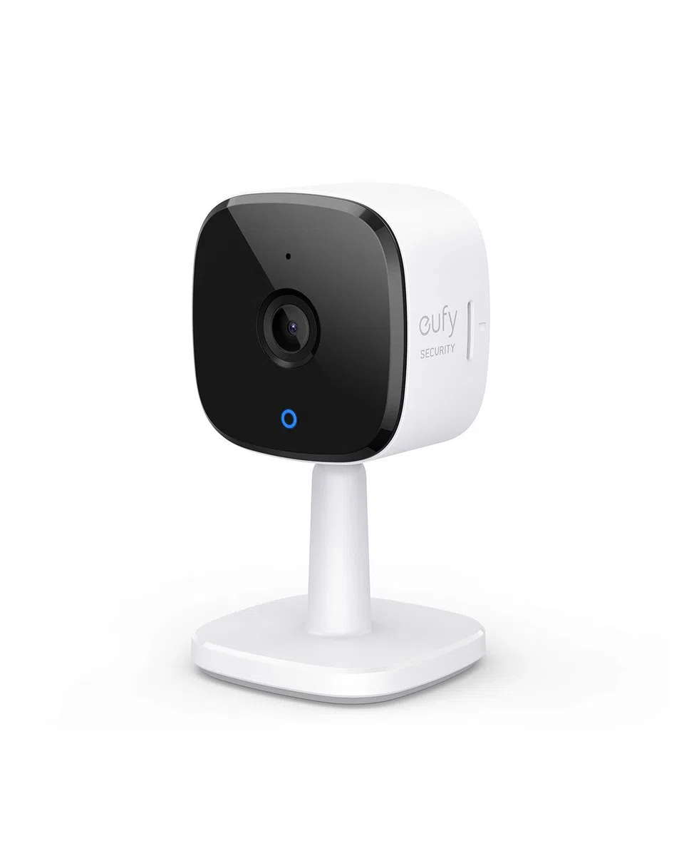eufy Security Indoor CAM C120 de vigilancia enchufable para Interiores, con función WLAN, reconocimiento de Personas, Asistente de Voz, Sensor de Movimiento, visión Nocturna,HomeBase No es Necesario