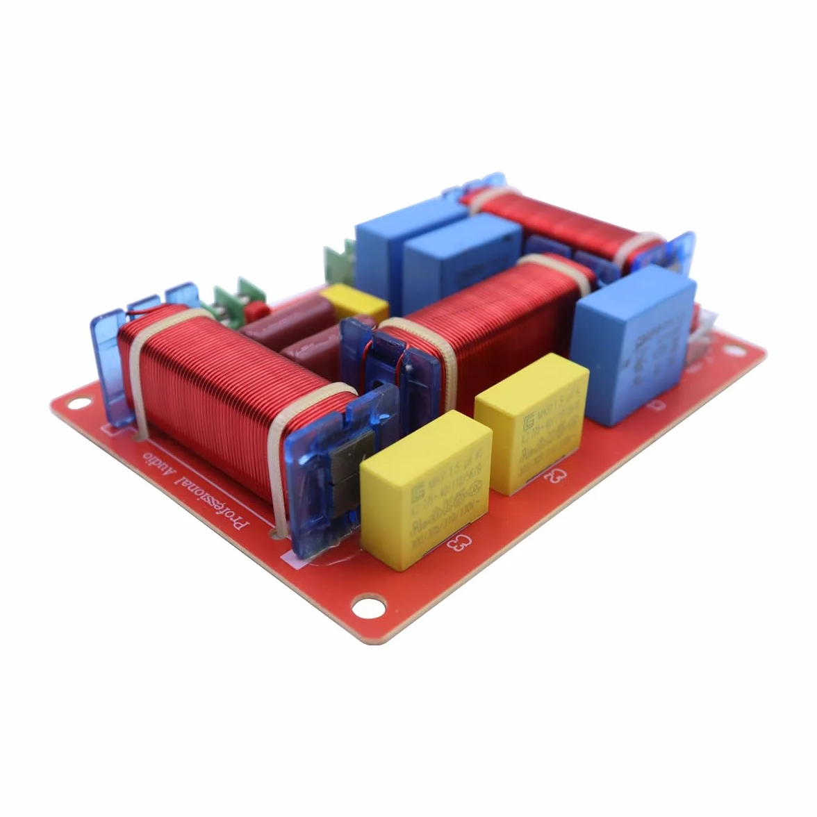 Crossover de altavoz HiFi de 3 vías, 400 W, ajustable de 4 a 8 ohmios, divisor de frecuencia uno alto y dos bajos con filtrado de agudos, graves, medios y graves.