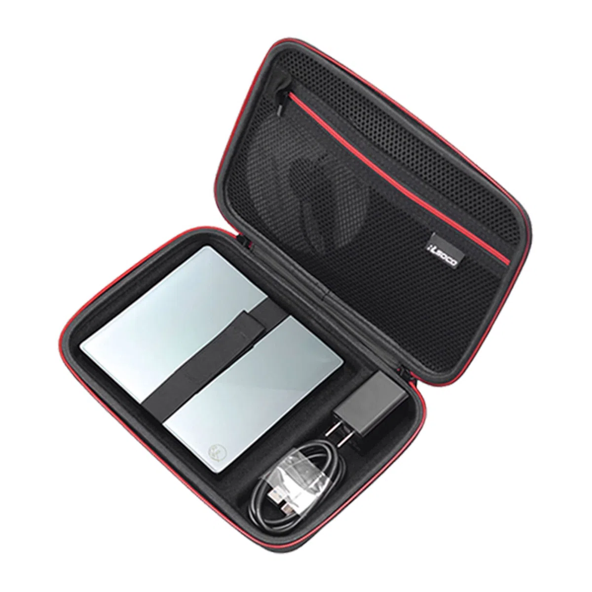 RLSOCO Funda Rígida para Transporte para Unidad Externa de CD/DVD Quemador Lector Grabador Reproductor (Se Adapta a lectores de hasta 17cm x 15cm x 3,5cm) (Sólo Funda)