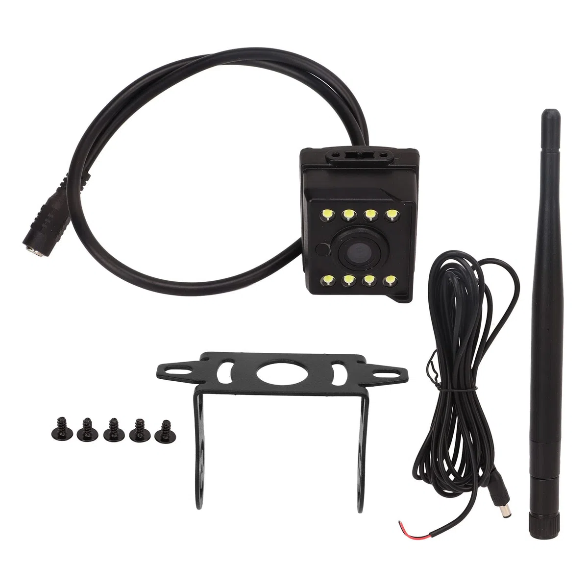 Cámara De Visión Trasera Inalámbrica 12V A 24V Para Autobuses Y Camiones Con Visión Nocturna HD Infrarroja Resistente Al Agua Y Ángulo Panorámico Ajustable