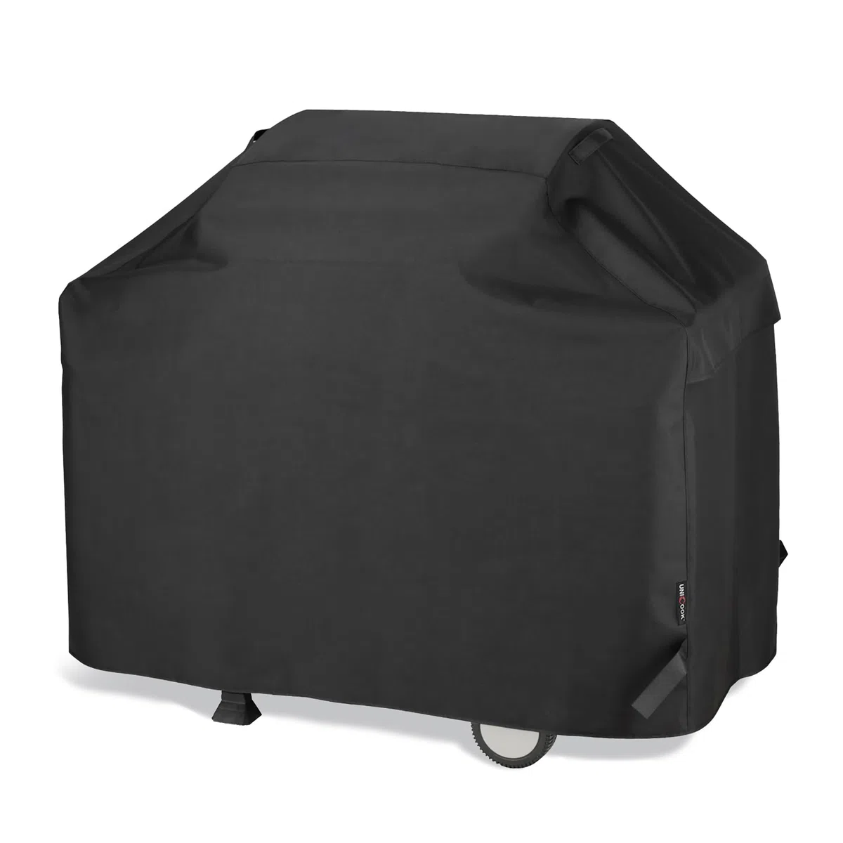 Unicook - Cubierta de parrilla de gas para barbacoa resistente al agua, cubierta para barbacoa de 140 cm, material especial resistente a la decoloración y a los rayos UV, duradero y cómodo, se adapta a las parrillas Weber Char-Broil Nexgrill Brinkmann y o