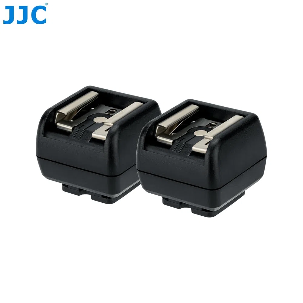 JJC Adaptador de zapata de flash con enchufe de sincronización para zapata estándar ISO y para Sony Multi Interface Shoe MIS Shoe Flash (paquete de 2), ‎JJC 2PC JSC-2