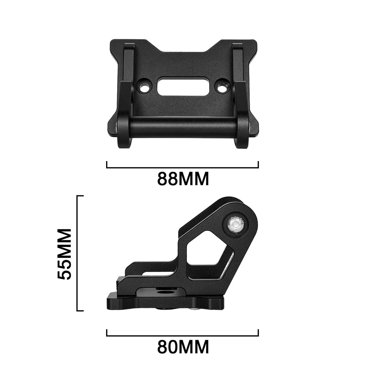 Soporte GPS Moto para CFMOTO 450MT, Soporte Navegación Moto para CFMOTO 450 MT MT450 Ibex 450 2024-2025 ADV Negro-12MM