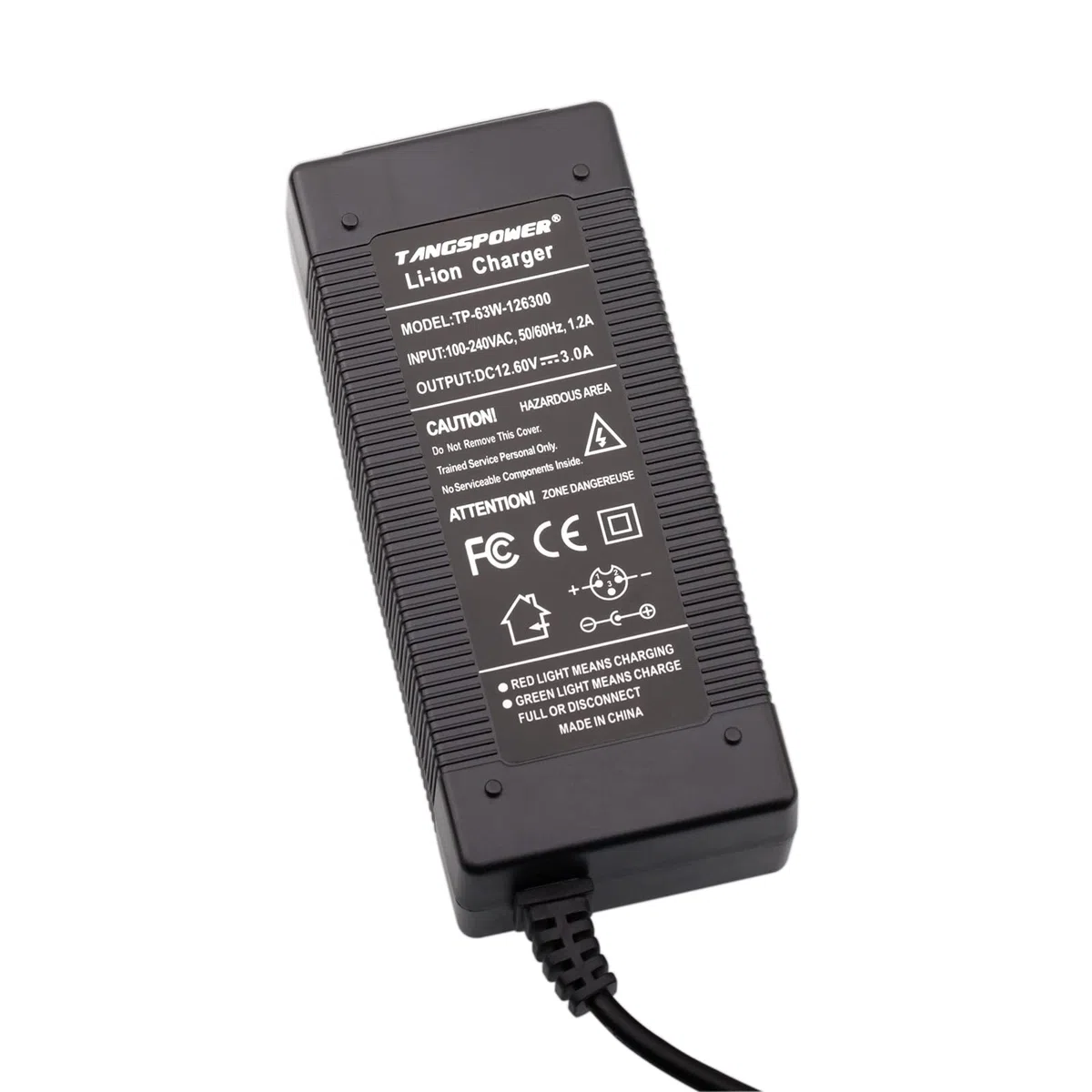 Cargador de batería de litio 12.6V 3A para batería 3S 10.8V 12V