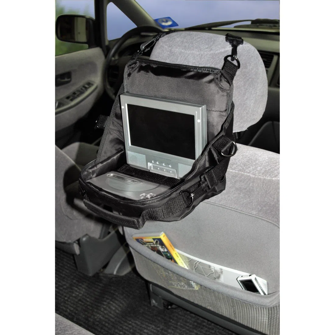 Hama - Automotive DVD Player bolsa 4, para vehicles, size S, 260 x 110 x 200 mm, Negro