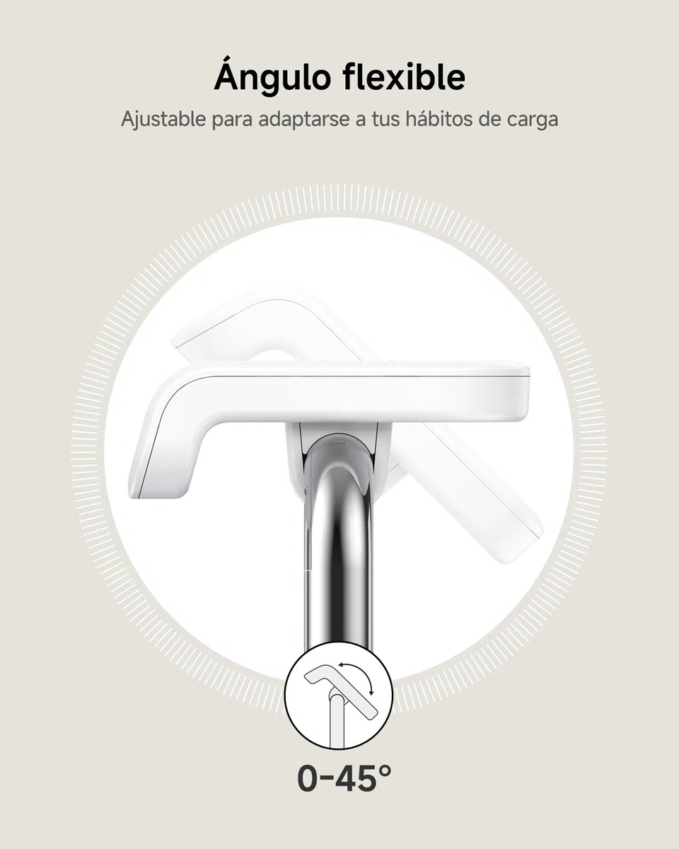 SwanScout Cargador para Samsung Galaxy Watch Ultra(2025)/8/8 Classic/7/Ultra/6/6 Classic/5/5 Pro/4/3/Active 2, Soporte de Carga para Galaxy Watch, SwanScout 505S (Blanco)