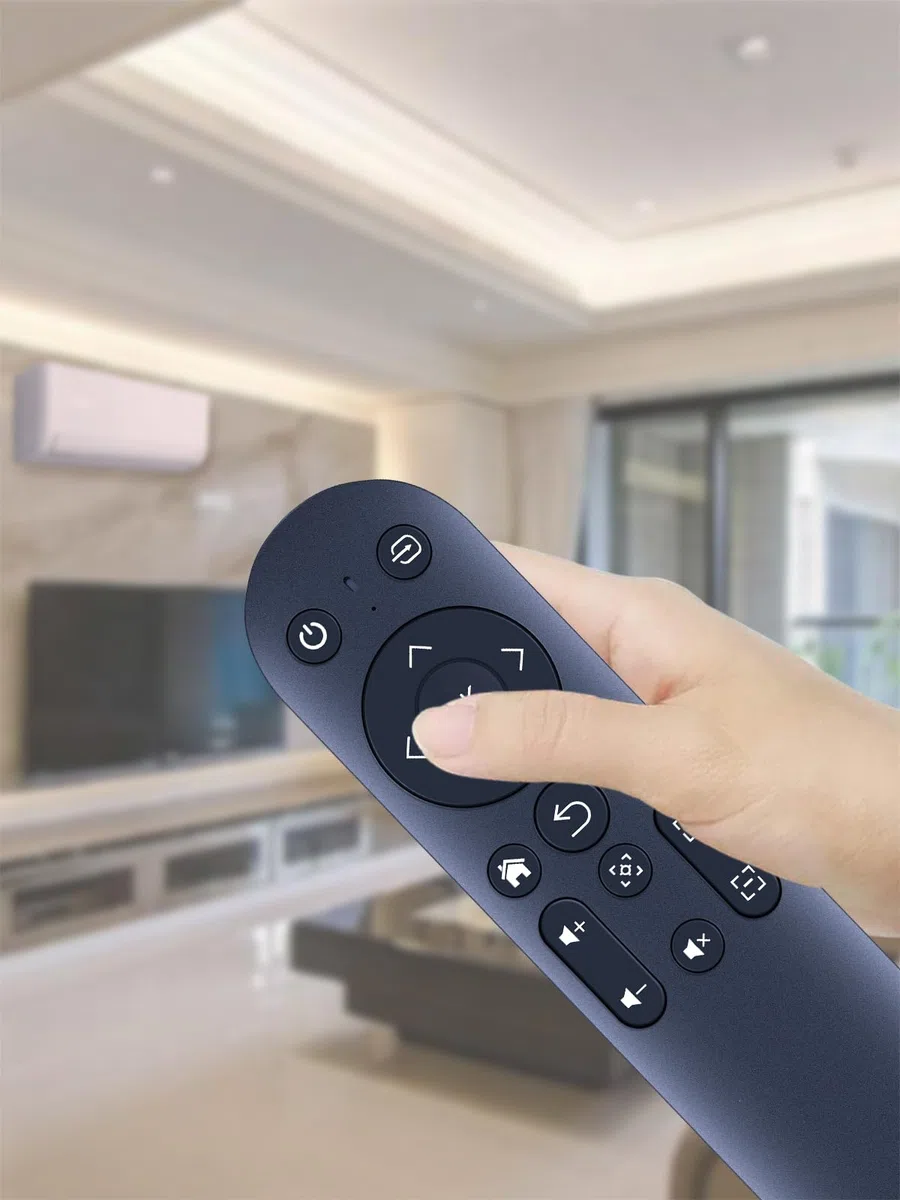 Mando a distancia de repuesto para proyector compatible con VOPLLS Smart Projector VP-1