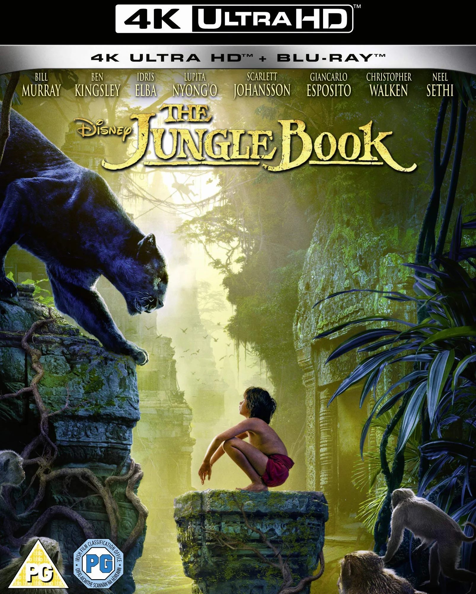 The Jungle Book [2016] [4k Ultra-HD + Blu-Ray] [Blu-ray]