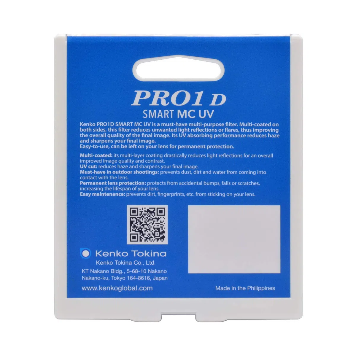 Kenko Filtro UV PRO1D Smart MC, 58mm, Protección Objetivo, Corte UV, Revestimiento Baja Reflexión, 398647