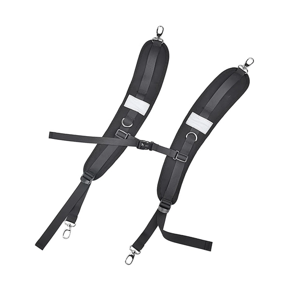 Correas de Hombro Dobles Ajustables para Mochila, Correas de Repuesto Resistentes y Acolchadas de Neopreno, Diseño Cómodo Reducción de Presión para Actividades al Aire Libre