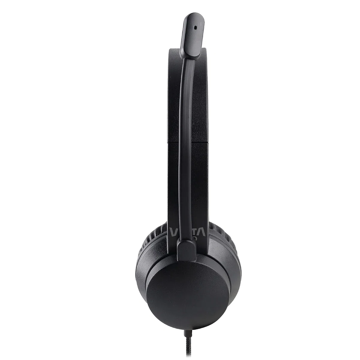 Vieta Pro Auriculares de Diadema Workey | Cascos con Micrófono y Cable USB con Botón para Control de Sonido | Accesorio Compatible con PC, Chromebook, Tablet, Oficina y Videollamadas