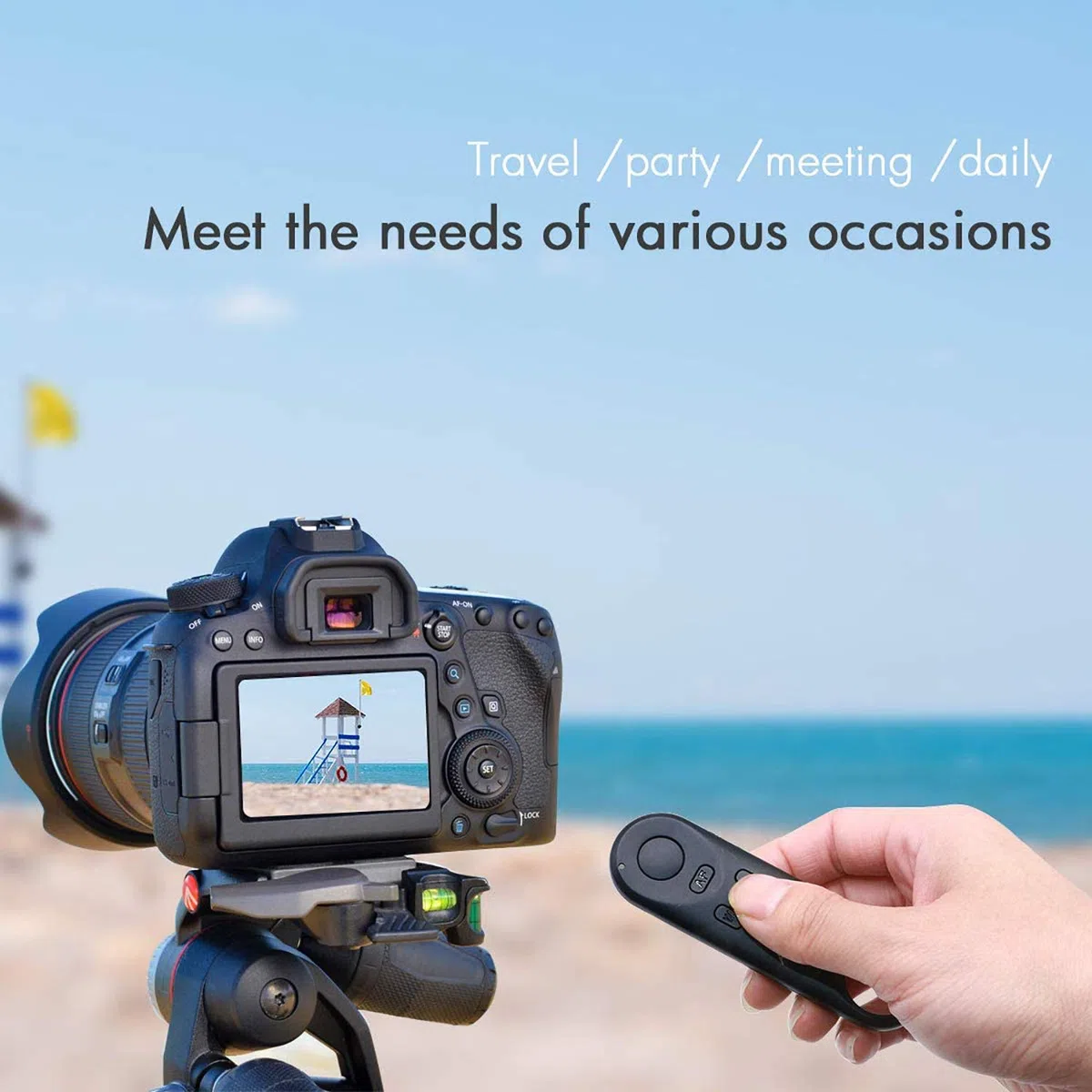 PHOLSY Control Remoto inalámbrico BR-E1 Bluetooth Cámara Mandos a Distancia para Canon R7, R8, R100, R5, R6, 90D, 200D, 200DII, 250D, 6DII, 77D, 800D, 850D, M6II, M50, M50II, M200, G5XII, G7XIII