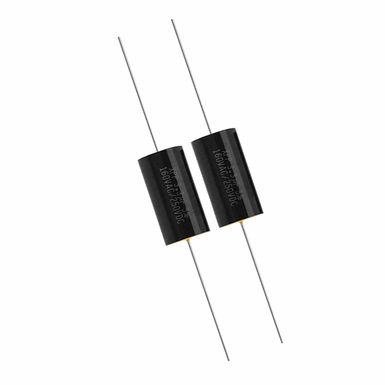 Topiky 2PCS Capacitor Frecuencia Divisor Capacitancia Hi-Fi Audio Altavoz Crossover Filtro de Sonido Distribuidor de frecuencia(3.3uF)