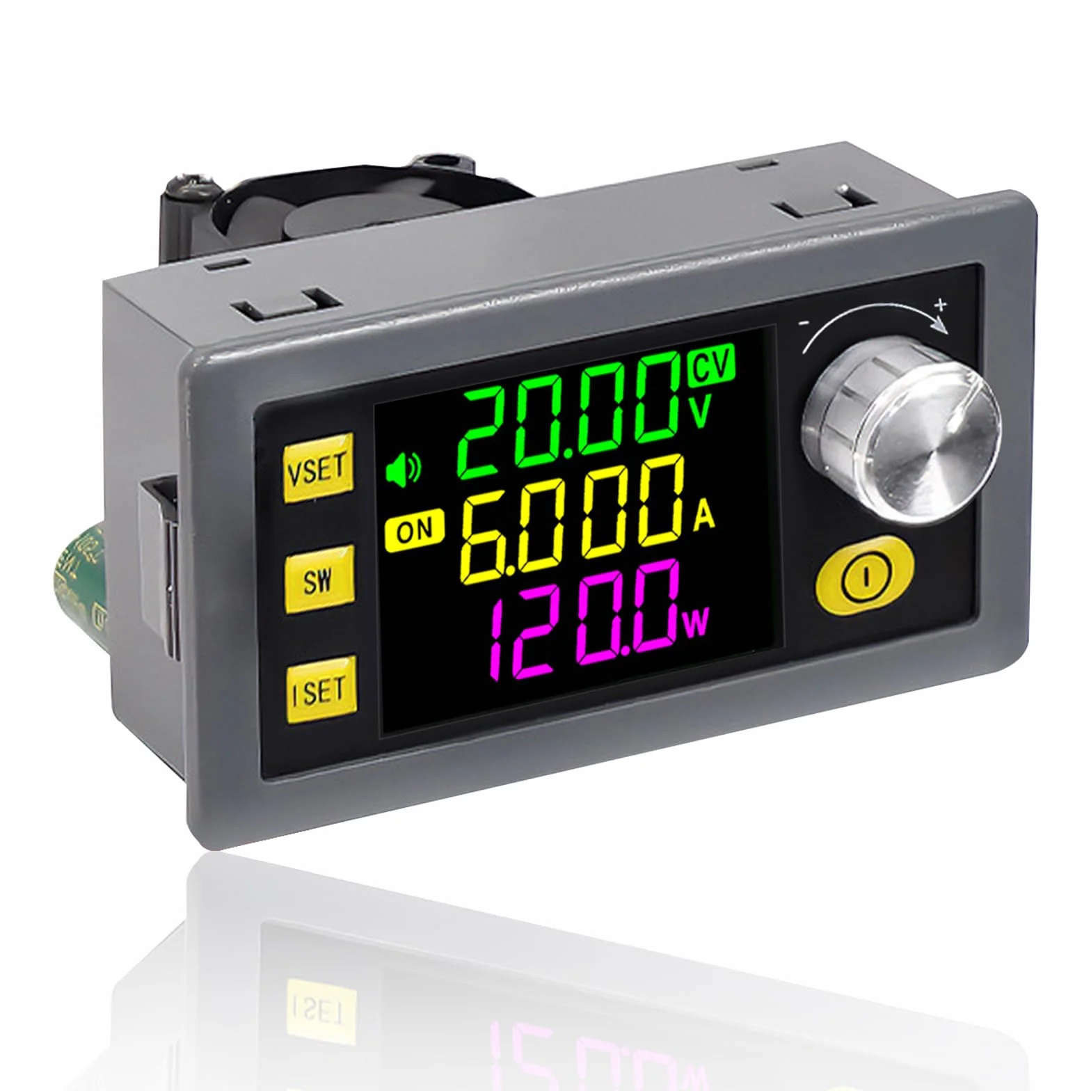 DC Convertidor buck-boost ajustable Regulador de tensión DC6-36V 120W Control numérico Tensión de elevación Tensión constante Corriente constante Módulo de carga solar Pantalla LCD