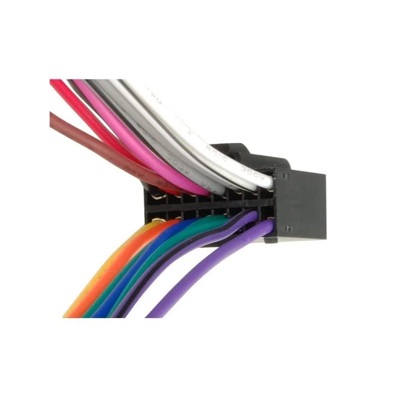 sound-way Adaptador ISO Radio para Coche Conector Cable de estéreo Compatible con Audi A3 2004-2008 / A6 2004-2006 / TT 2004-2014 / A4 2002-2008 / B6 B7 S4 B7 B6 RS4 B7 / Seat Exeo Radio Android