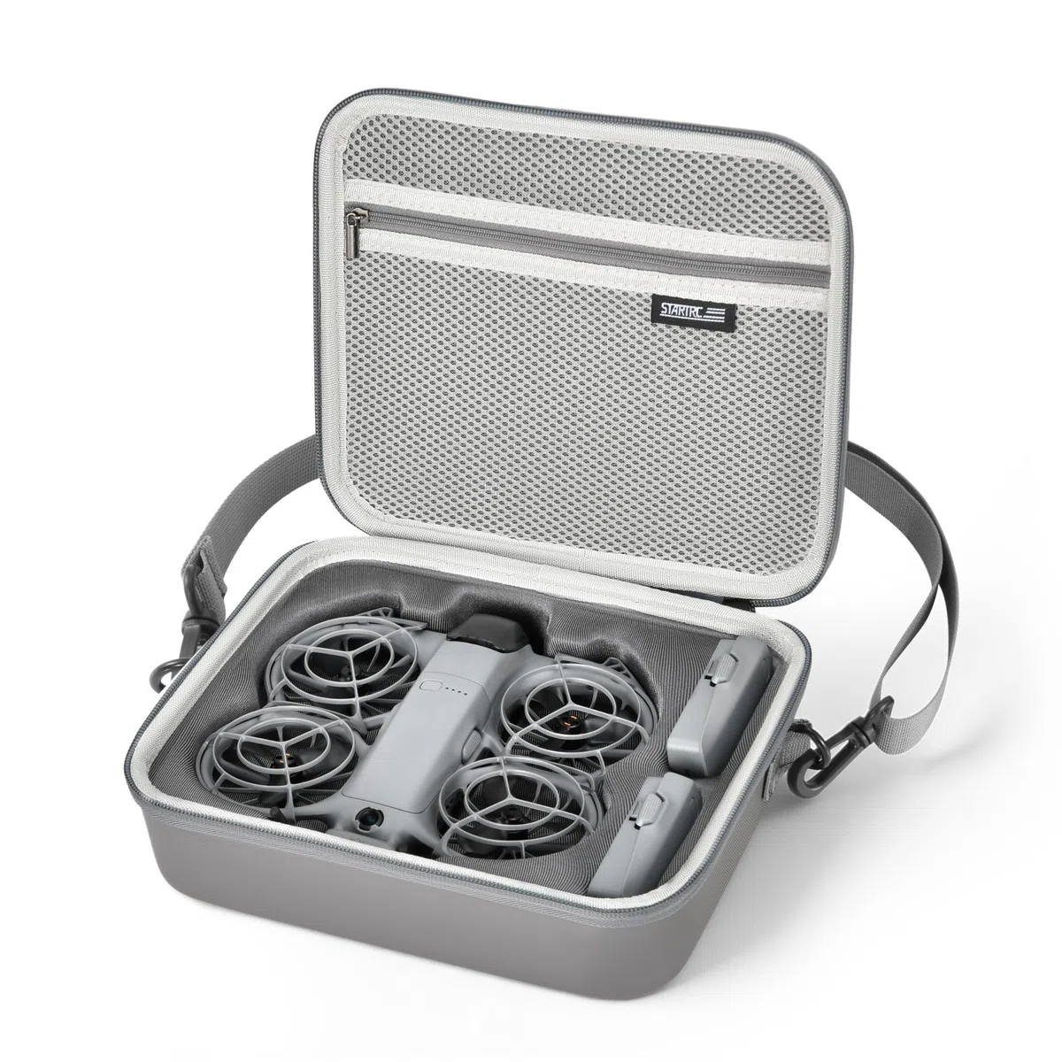 Startrc Neo 2 Estuche, Bolso de Hombro/Mano Portátil de PU para Dron DJI Neo 2 y Accesorios de Baterías