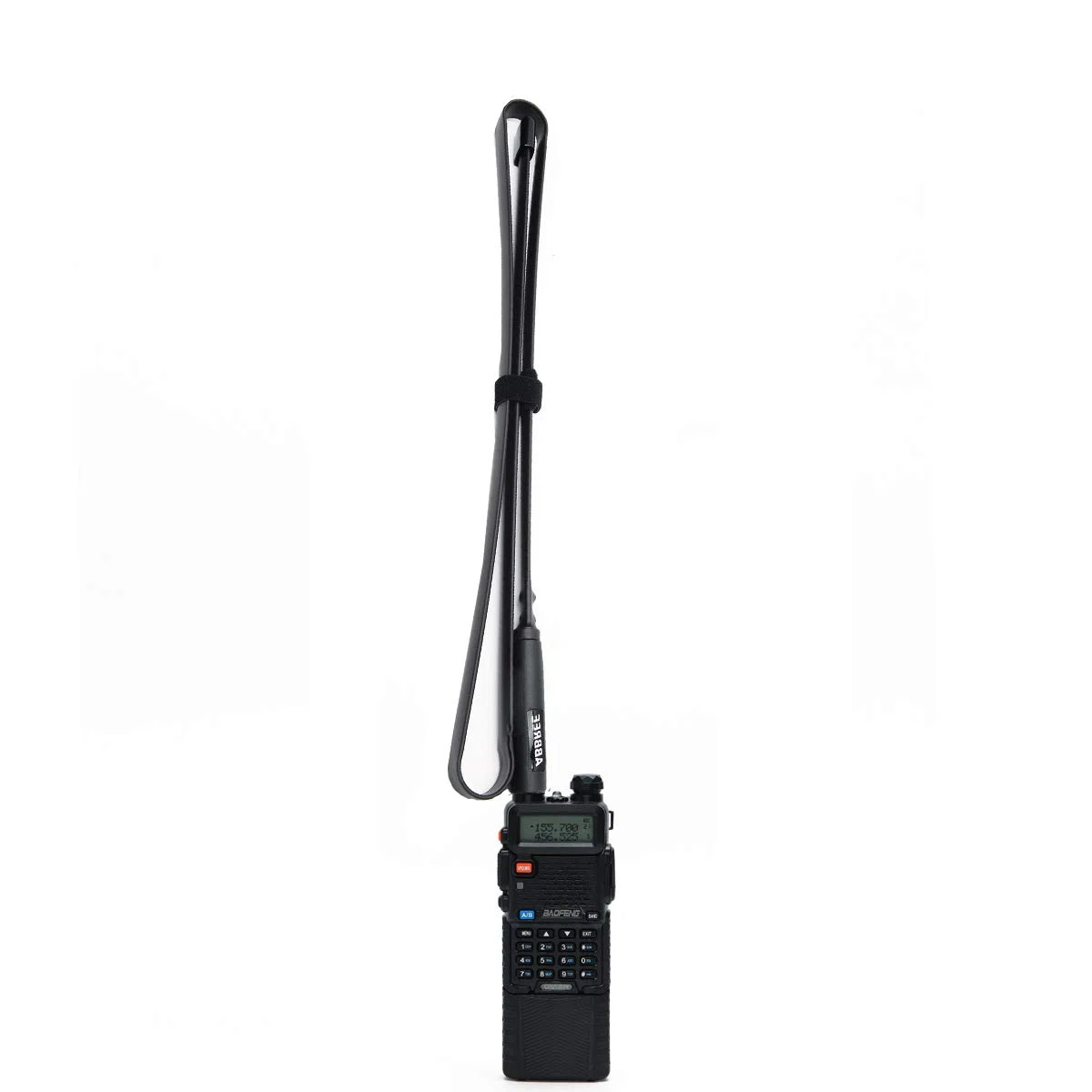 ABBREE Antena táctica Plegable para Deportes al Aire Libre de 48.8 Pulgadas, Doble Banda, 2 m/70 cm, 144/430 MHz, para Radio bidireccional Baofeng UV-5R UV-82 BF-F8HP GT-3TP Quansheng UV-K5 Ham GMRS