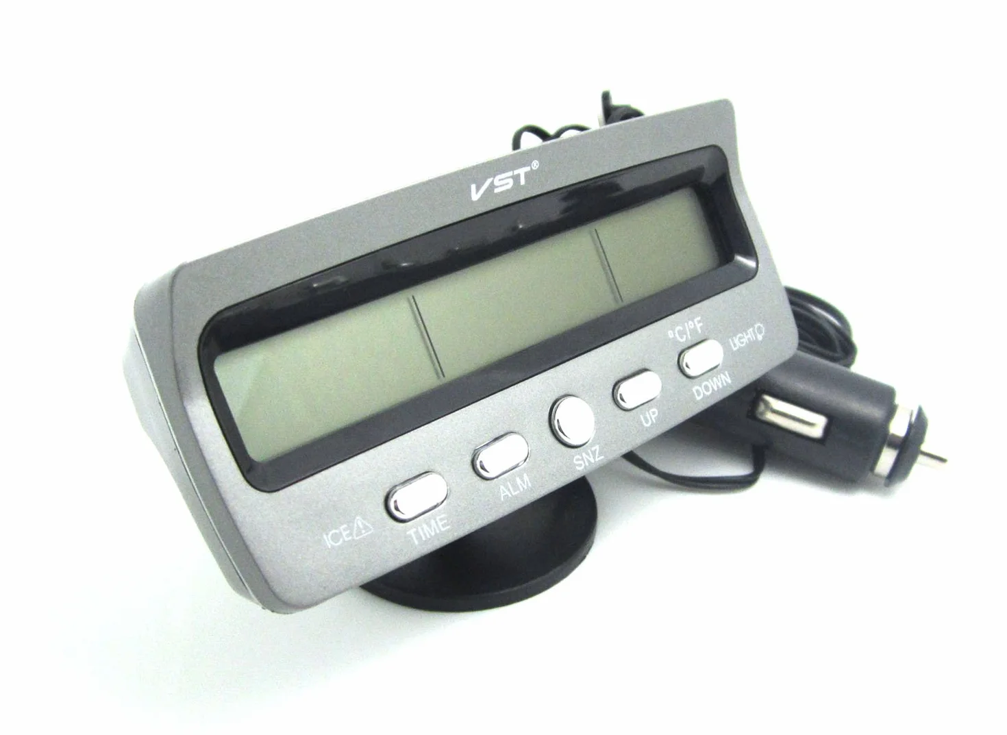 12V Termómetro de la temperatura del monitor de la alarma LCD/Battery del coche