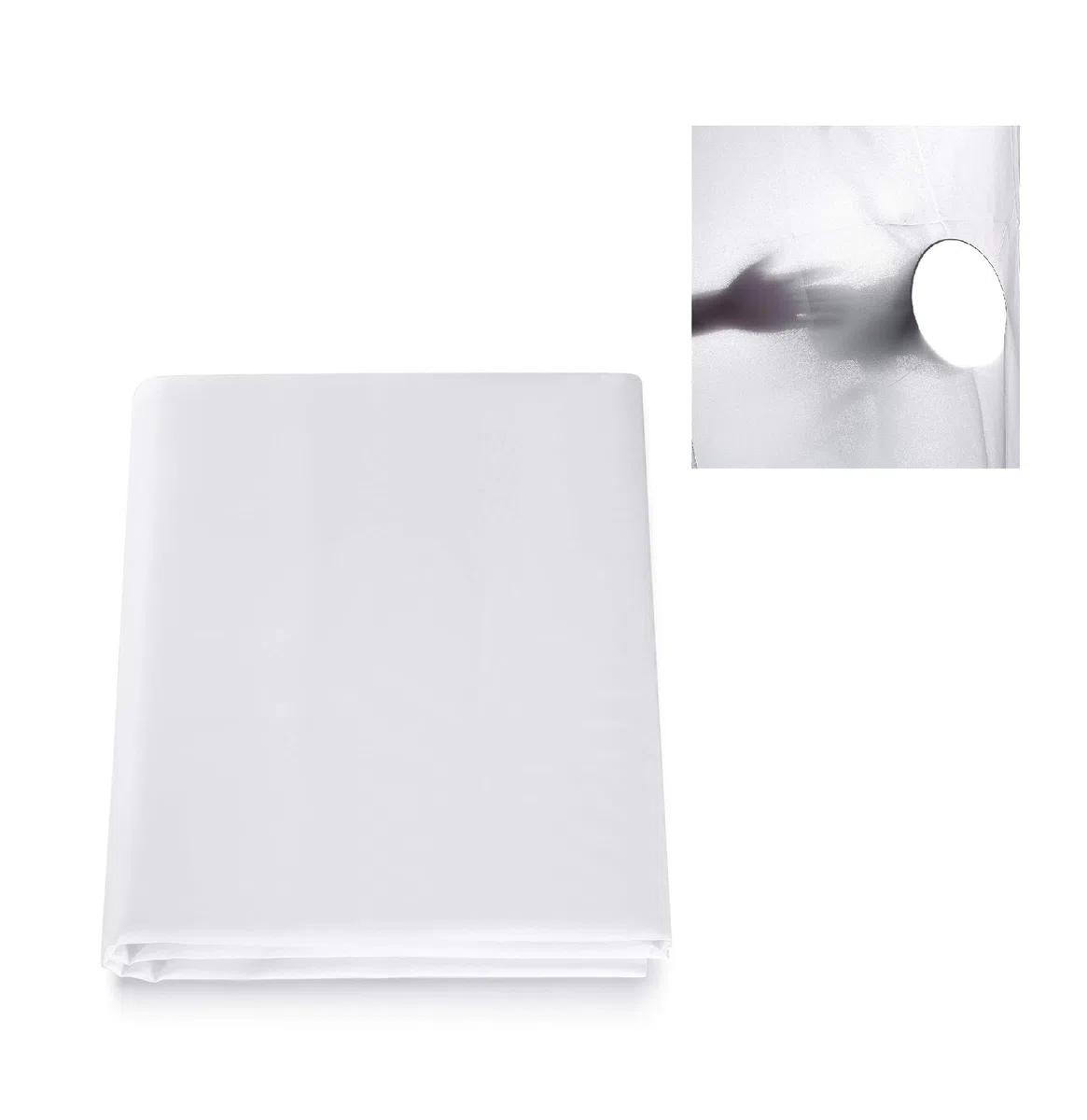 Selens - Difusor de tela de nailon con difusión de color blanco para iluminación de fotografía, softbox y carpas de luz