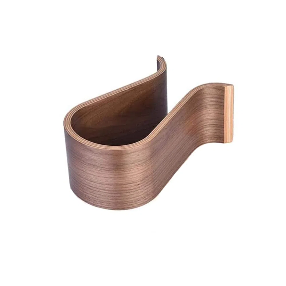 Soporte para Auriculares de Madera, Soporte Universal para Auriculares, Soporte para Auriculares, Antideslizante, Base Universal, Madera de Nogal, para el Hogar, la Oficina (Marrón)