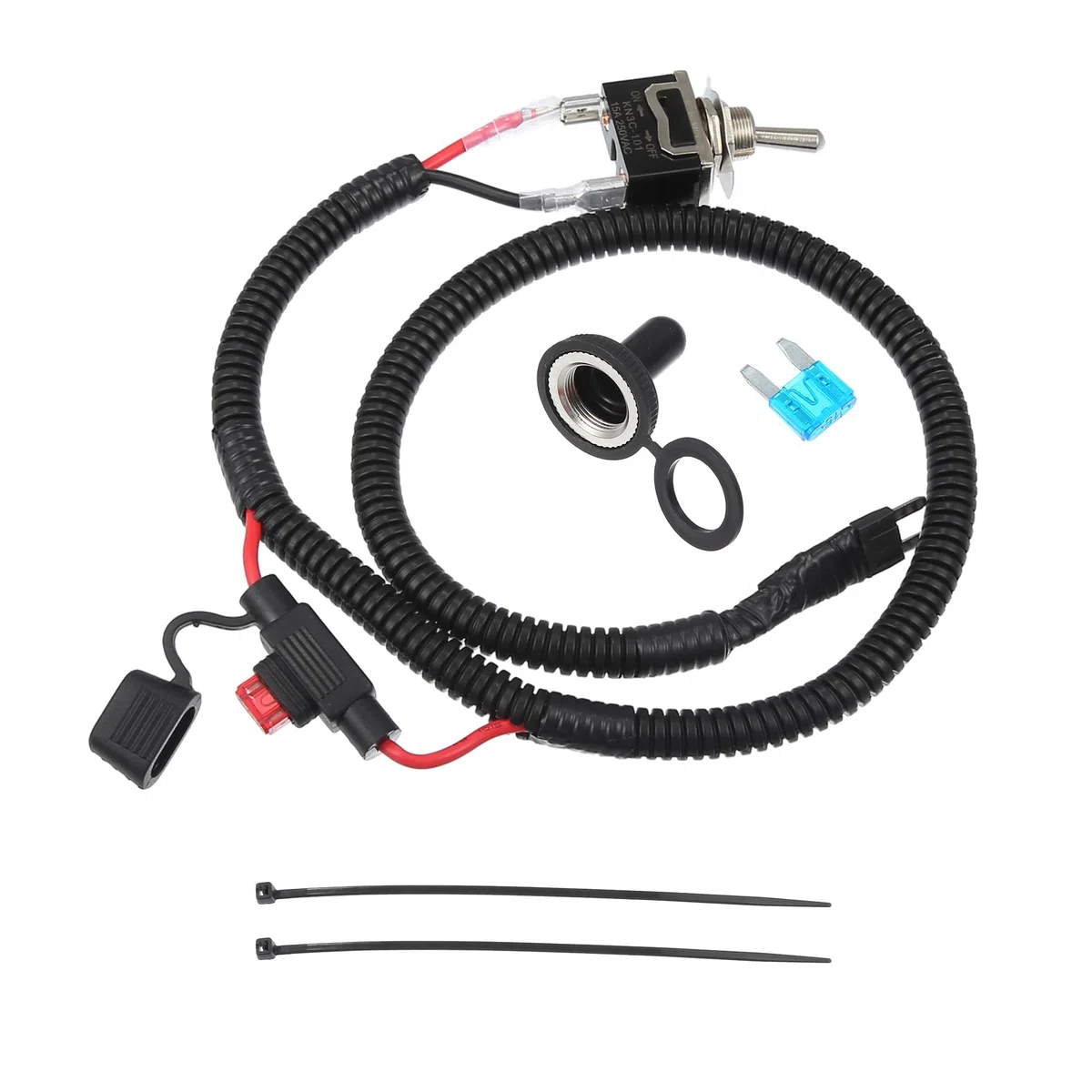 QUARKZMAN 1 Set 71.7Cm 28.23" Kit De Interruptor De Fusibles Universal para Automóviles