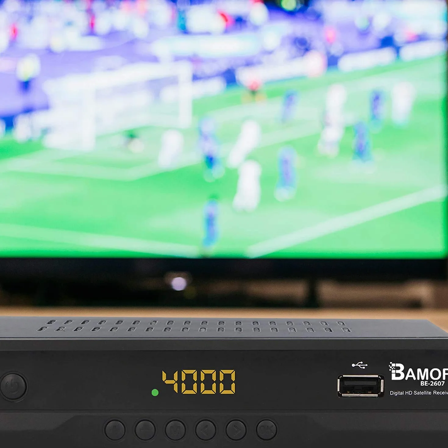 hd-line Bamof BE-2607 - Receptor de satélite Digital (HDTV, DVB-S/S2, HDMI, SCART, 2 USB 2.0, Full HD 1080p) [preprogramado para Astra Hotbir] [Clase energética A+++]