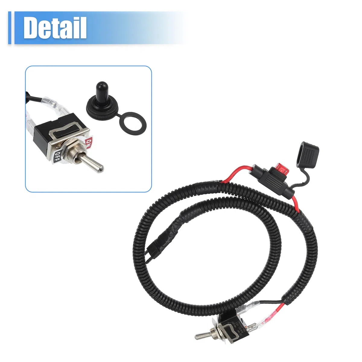 QUARKZMAN 1 Set 71.7Cm 28.23" Kit De Interruptor De Fusibles Universal para Automóviles