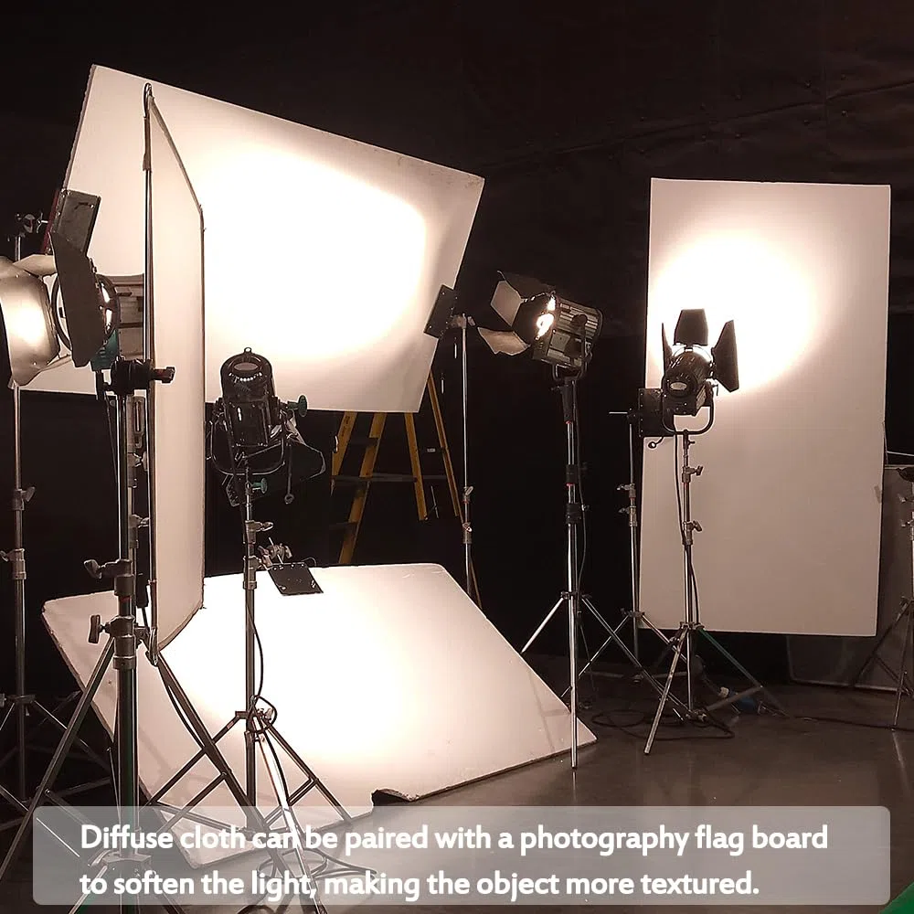 Diffusion - Tela de rejilla de luz de 39 x 59 pulgadas, 1 difusor de fotografía de 1,5 m, modificador para iluminación de caja de luz, tiendas de campaña, panel