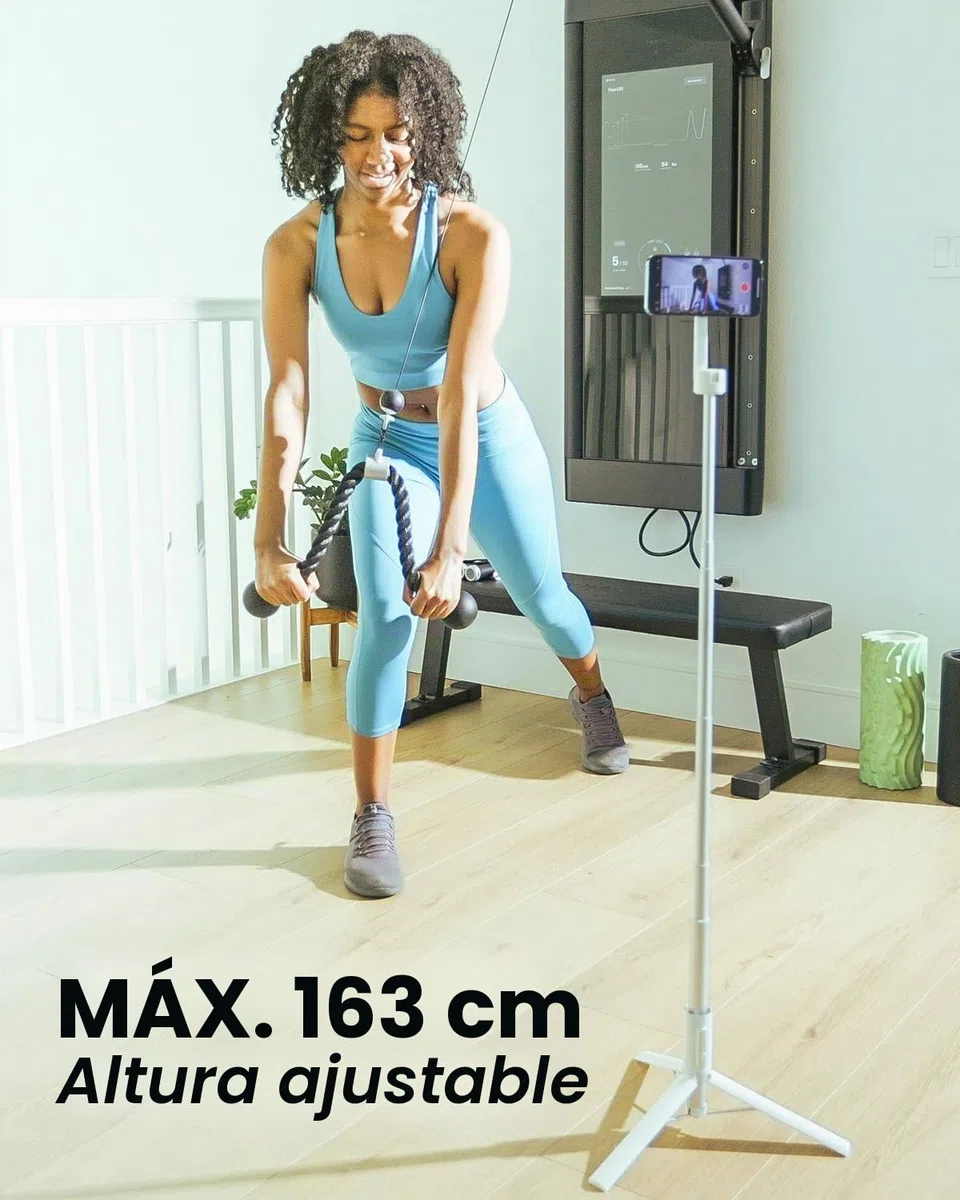 KraftGeek 163cm Palo Selfie Trípode para Movil Compatible con MagSafe, Tripode Movil Magnético con Control Remoto Bluetooth, Tripe Telemovel Extensible Compatible con iPhone/Samsung/Android, Blanco