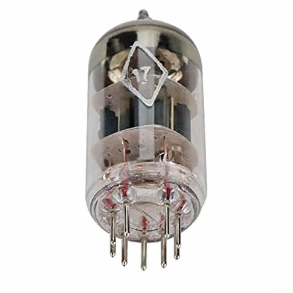 2 tubos de vacío de válvula, 6H1nEB tubos de vacío de repuesto de preamplificador de audio con altavoces mejorados con válvula compatibles con modelos de tubo 6N1 ECC85 6AQ8