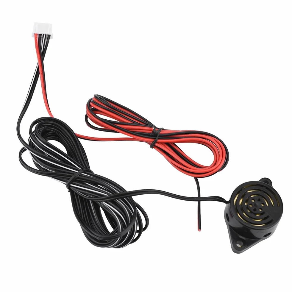 PUSOKEI U301 Alarma de Marcha Atrás de Radar de Inducción Electromagnética,Kit de Sensor de Estacionamiento de Seguridad Universal Completo,Sin Perforación,Sin Sonda,para Automóvil,Camión,RV