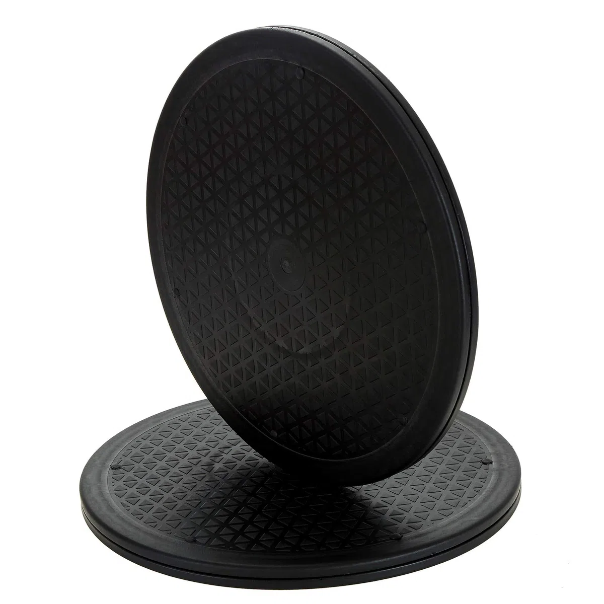 Lawei 2 Unidades Base giratoria Manual Plataforma giratoria Universal Redonda para TV Monitor Altavoces monitores y Utensilios de Cocina - 30 cm