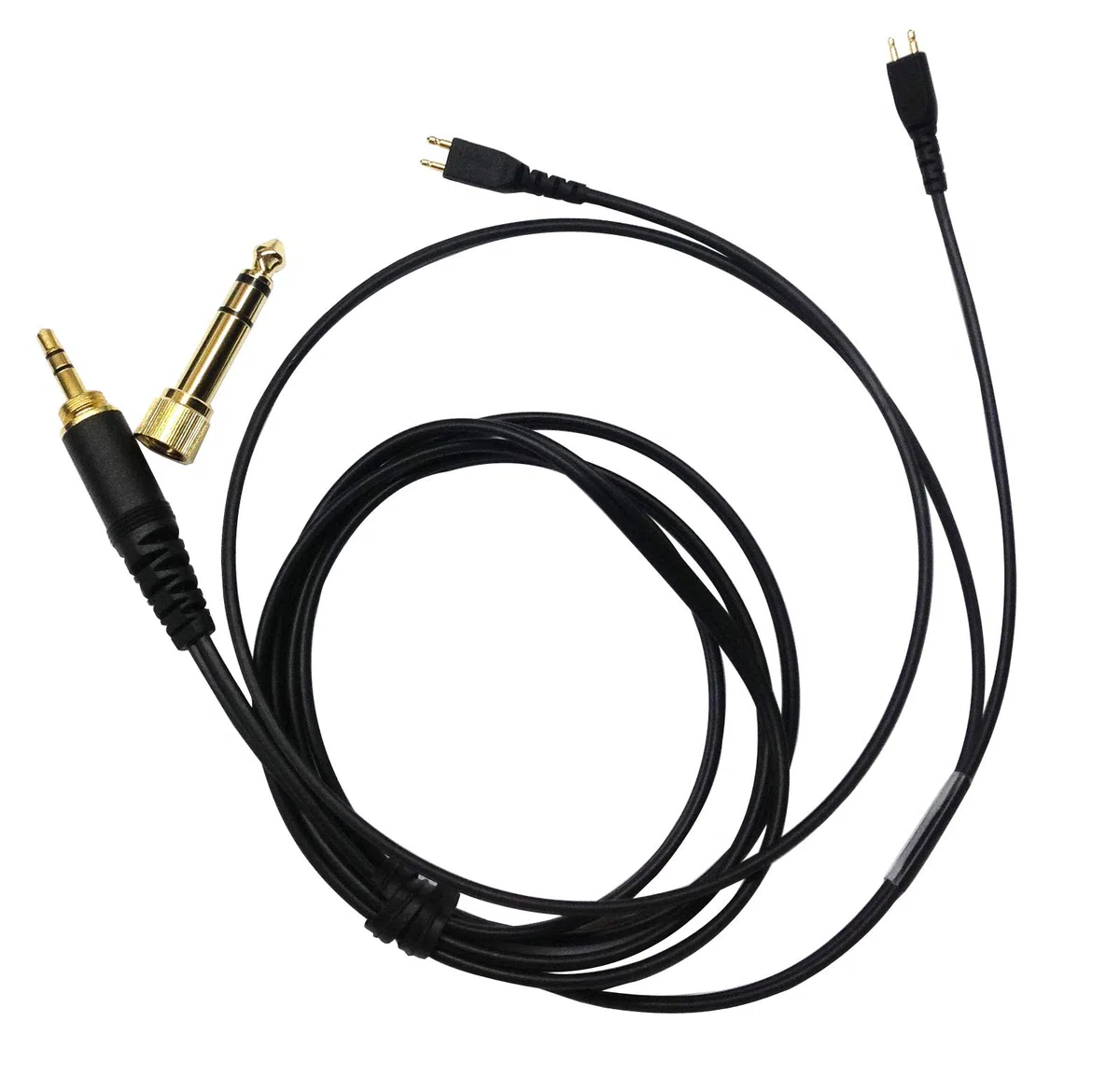 Cable de repuesto de OFC compatible con auriculares Sennheiser HD25, HD 25-1, HD25-1 II, HD25-13, HD25-C, Amperior, 1,2 metros