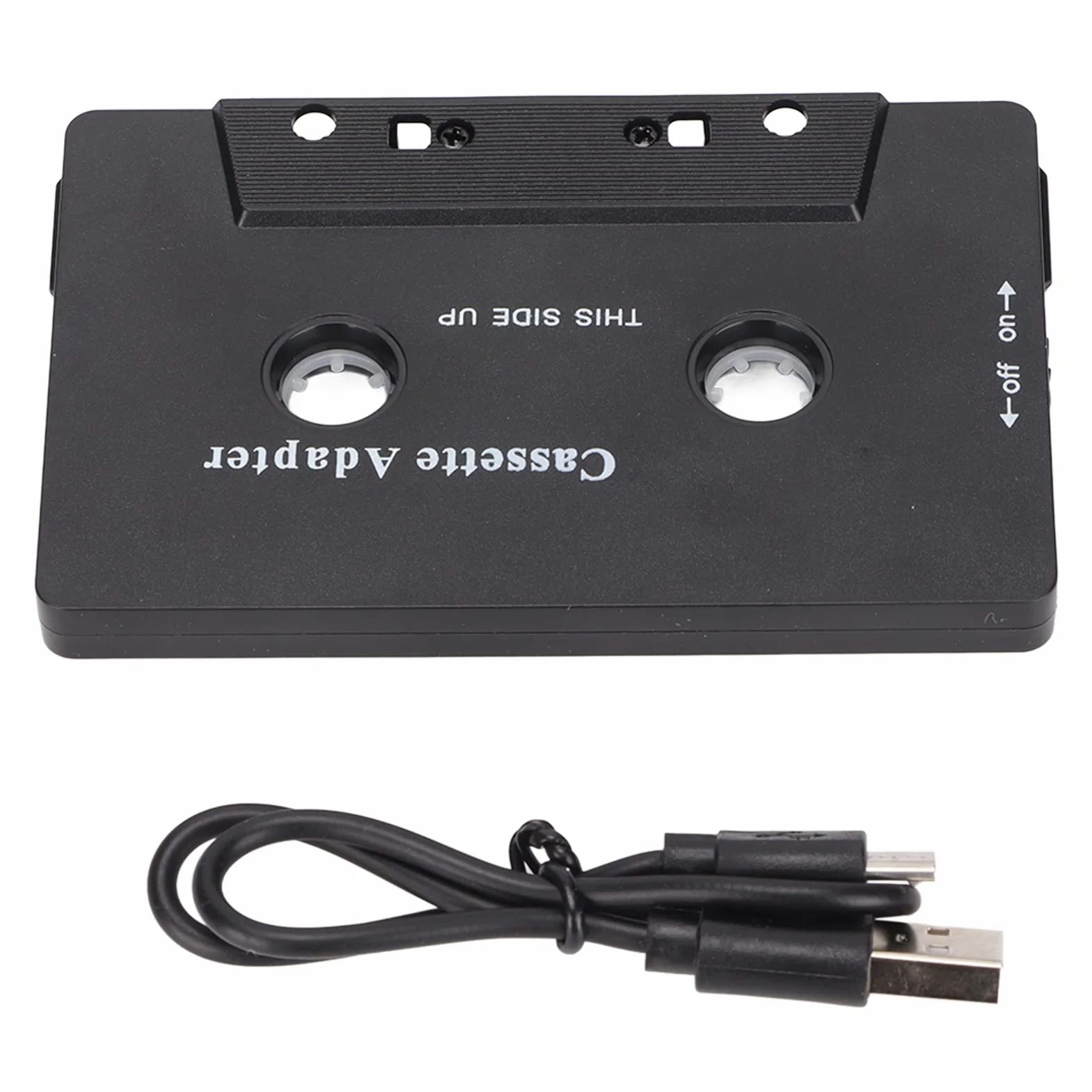 Ejoyous Cassette Bluetooth para Coche, Adaptador de Casete, Radio de Coche, Casete de Audio Universal para Coche, Adaptador AUX, Receptor de Casete con Audio Estéreo, para Teléfonos