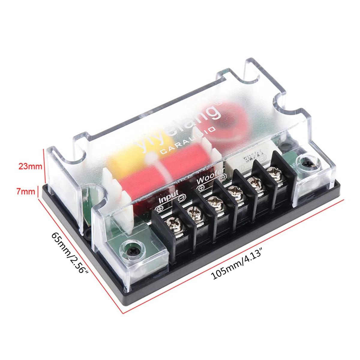 Paquete de 2 divisores de frecuencia pasivos de 4 ohmios, 2 vías, 200 W para coche, accesorios divisores de frecuencia
