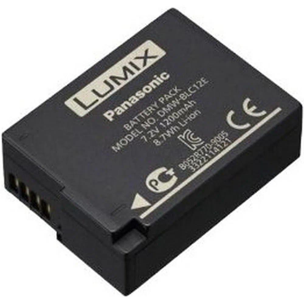 Panasonic Lumix DMW-BLC12 - Batería Oficial para Cámaras Panasonic Lumix (Serie FZ300/1000/1000 II/2000, Serie G7/80/G90)