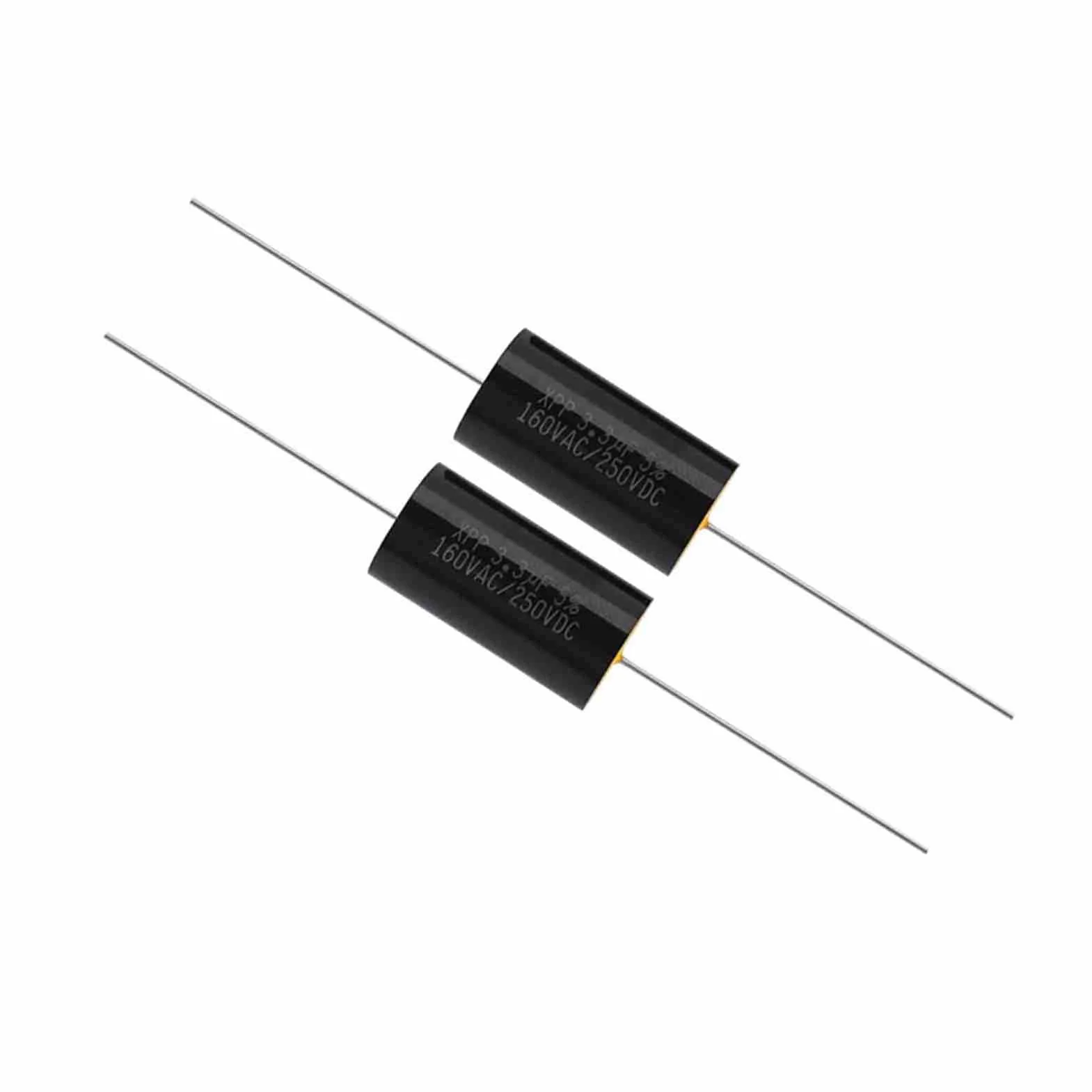 Topiky 2PCS Capacitor Frecuencia Divisor Capacitancia Hi-Fi Audio Altavoz Crossover Filtro de Sonido Distribuidor de frecuencia(3.3uF)