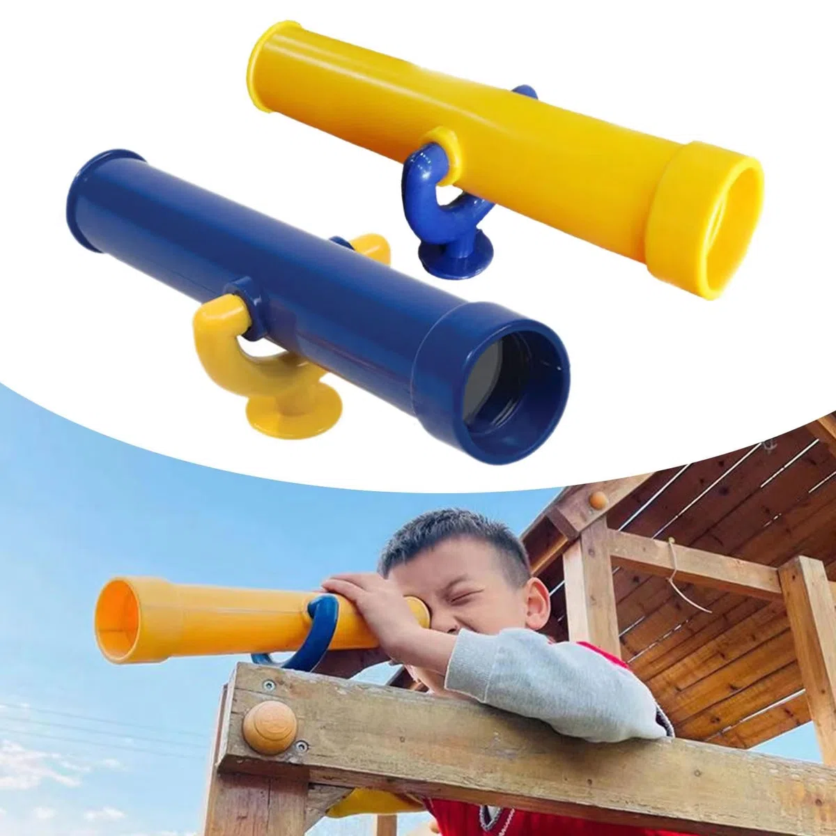 Juegos de telescopio Pirata para niños imaginativos para exploración Aire Libre y Parques Infantiles Telescopio de Juegos Pirata