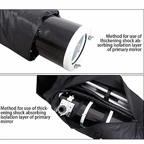 Bolsa de almacenamiento para telescopio astronómico, protectora de transporte, mochila de hombro para AstroMaster 150EQ