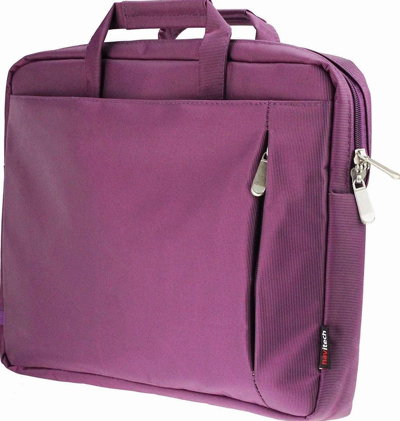 Navitech Bolsa para Ordenador Portátil Morada Resistente Al Agua - Compatible con la YOTON 12.5" Portable DVD Player