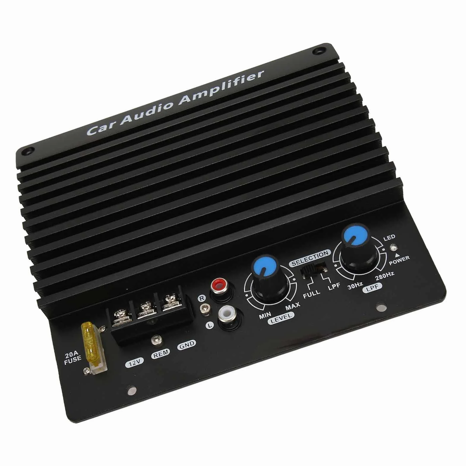 Amplificador de Alta Potencia de Audio para Coche de 1000W, Placa Amplificadora, Placa de Subwoofer de Graves Potente de 12V, Puede Empujar Woofer de 8 a 12 Pulgadas o Altavoces