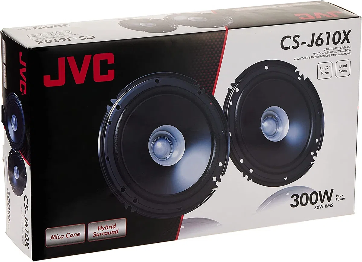 JVC Altavoces Coche CS-J610X (2.0, 300 W, 165 MM)