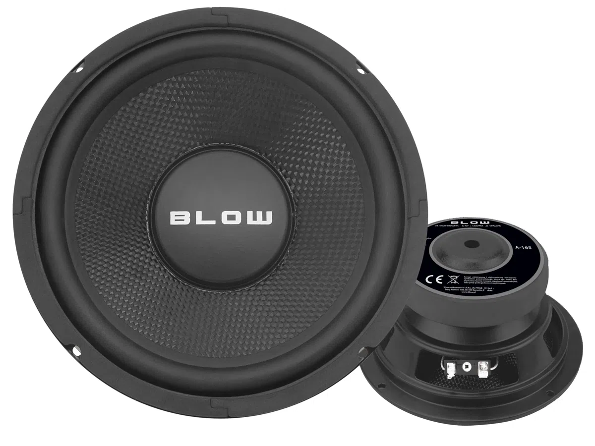 Blow A-165 - Altavoz bajo (200 W, 8 ohmios, 6,5", woofer, subwoofer)
