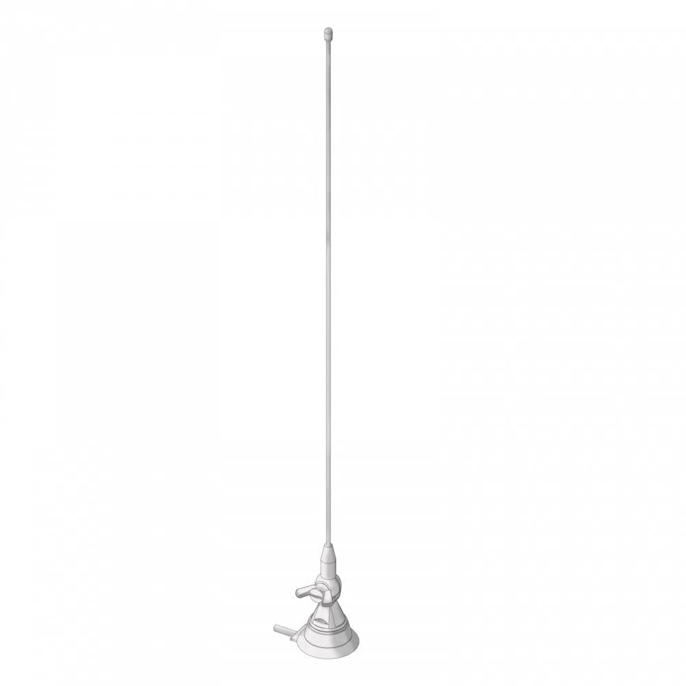 Televes 6632 - Antena movil 138-174 1/4' varilla inoxidable
