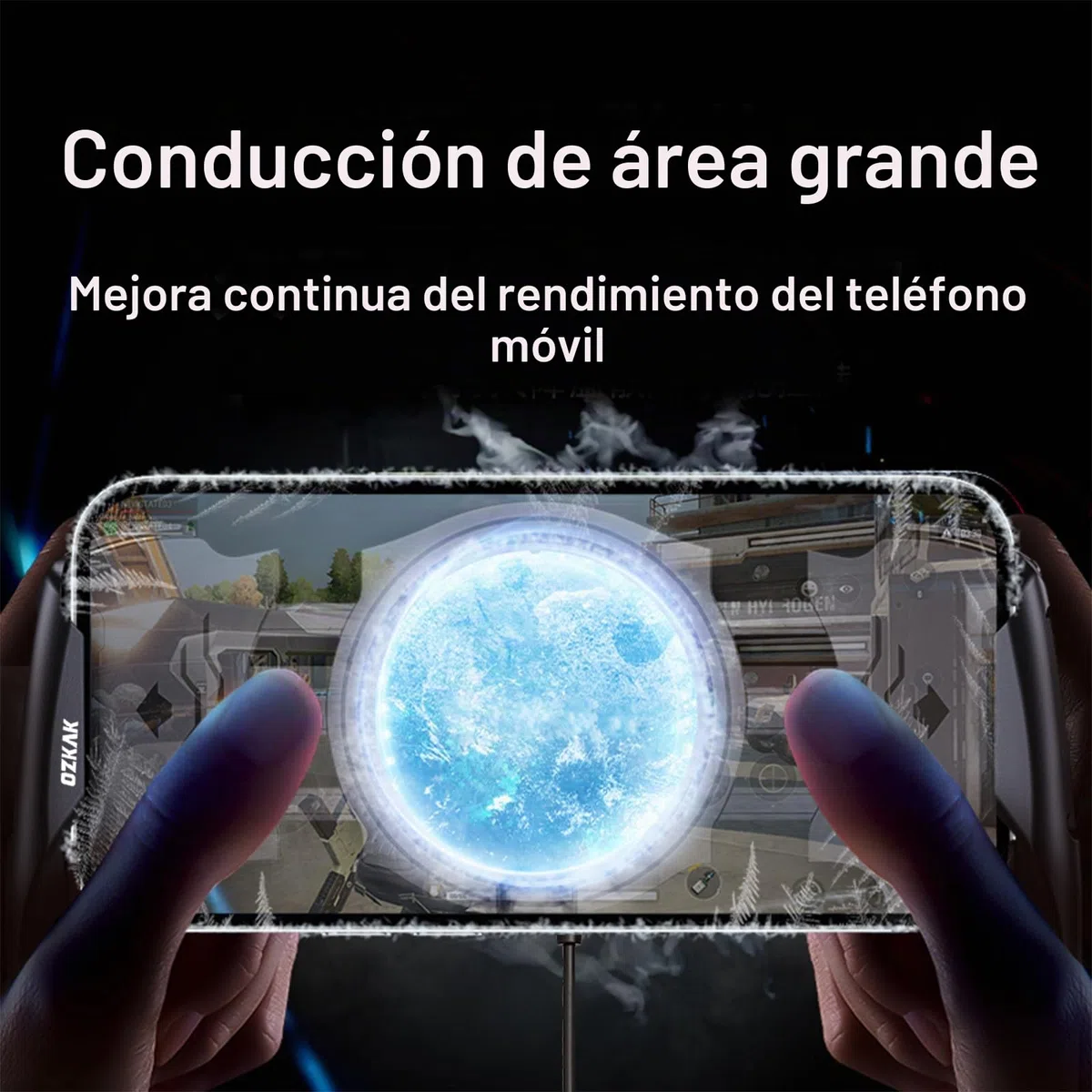 Enfriador de Teléfono, Enfriador de Teléfono Celular Enfriamiento Rápido Juegos para Teléfonos Celulares iPhone Android