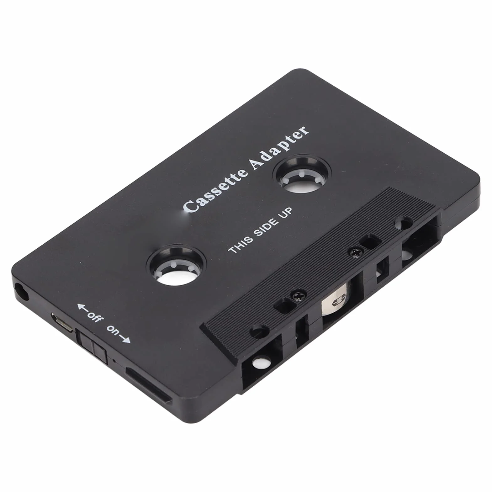 Adaptador de Casete Bluetooth, Receptor Auxiliar de Cinta de Alta Fidelidad Estéreo con Reducción de Ruido para Tableta de Automóvil, Compatible con Cualquier Teléfono Móvil,