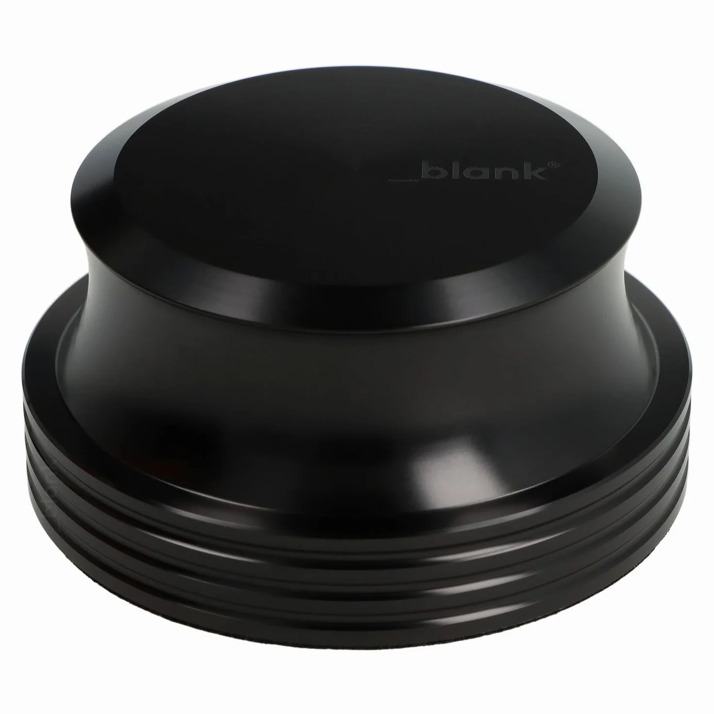 _blank #021bk Estabilizador HiFi | Peso del Placas 425g | Aluminio fresado con CNC | Anodizado Negro | Maximiza la Calidad del Sonido y Reduce Las Vibraciones