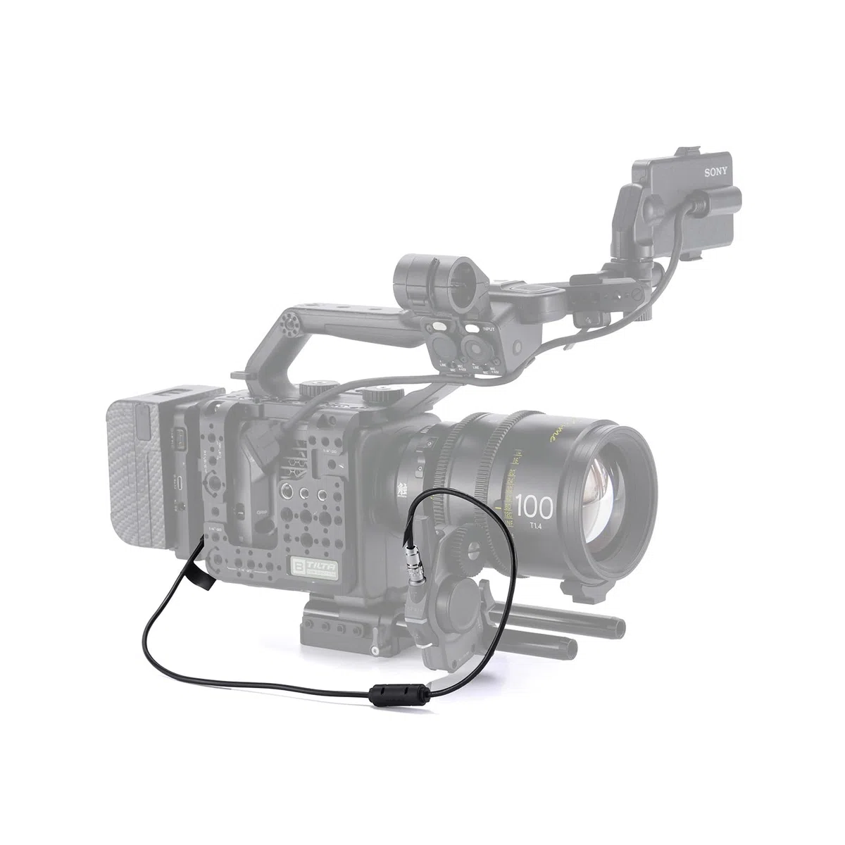 Tilta Cable de Control de 7 Pines a LANC Nucleus-M II Compatible con el Sistema de Seguimiento de Enfoque inalámbrico Nucleus-M II Longitud 50 cm TCB-7P-LANC-50