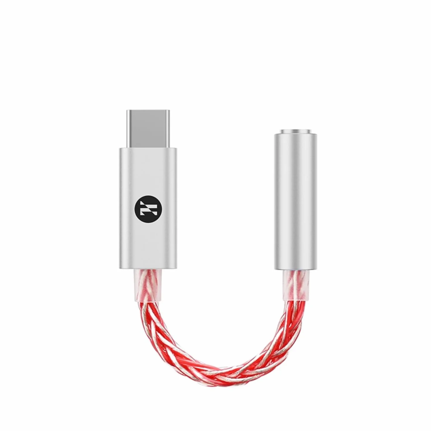 JCALLY JM6 Pro USB C Type-C to 3.5mm Dual DAC CX31993 MAX97220 Auriculares Digital Audio Portátil DecodierAmplificador HiFi DAC Mobile Auriculares Adaptador (Rojo)